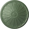 Ekena Millwork Brontes Ceiling Medallion (Fits Canopies up to 3 5/8"), 25 1/2"OD x 5 1/2"P, Athenian Green CM25BRAGF - alternate 1